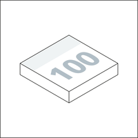 Basic 72 x 72 Bestseller, 100 Blatt