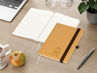 Organic-Book A5 green+blue inkl. Blindprägung, Win