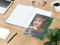 Match-Book White Bestseller Cover-Star gloss A4, g