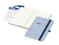Ocean-Book A5 green+blue, Punktraster, blau, Info-