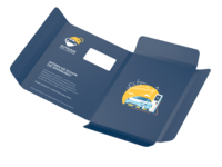 Versandmappe Bestseller, 4/4farbig, mit Fenster