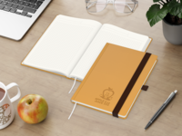 Organic-Book A5 green+blue inkl. Blindprägung, Win