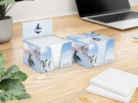 Pop-Up-Box White 72 x 72 mm, 500 Blatt