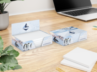 Pop-Up-Box White 100 x 72 mm, 250 Blatt