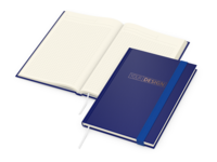 Visco-Book A5 Bestseller, Winkelkaro, Creme, navyb