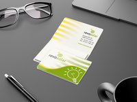 Memo-Card Haftnotiz green+blue